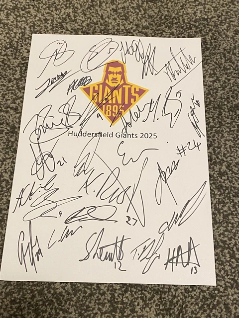 Tazza Personalizzata Unigift Per Rugby - Huddersfield Giants - 115 Mm, Ceramica Bianca, Stampa Sublimatica, Regalo Con Nome E Messaggio