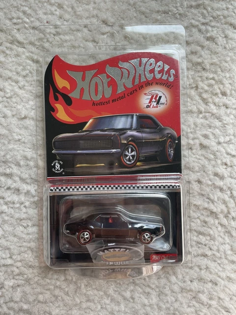 Hot Wheels RLC Chevrolet Black Custom Camaro Red Line Club 2019 Exclusive