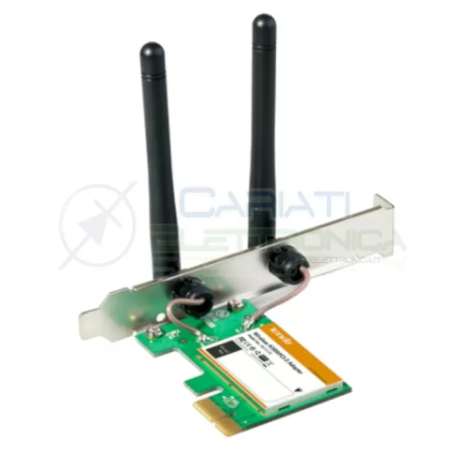 Scheda di Rete PCI Express WiFi Wireless 300Mbps Tenda W322E