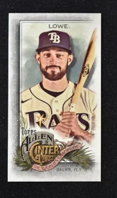 2022 Topps Allen and Ginter A&G Back Mini #134 Brandon Lowe - Tampa Bay Rays