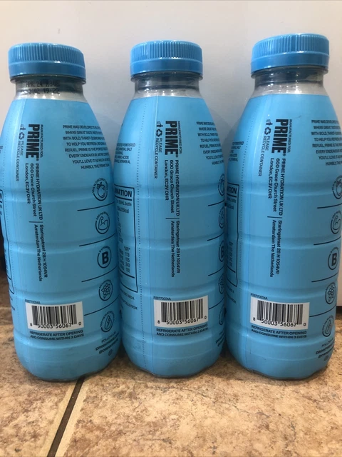 PRIME HYDRATION ENERGY Drink - Blue Raspberry, 500ml £6.50 - PicClick UK