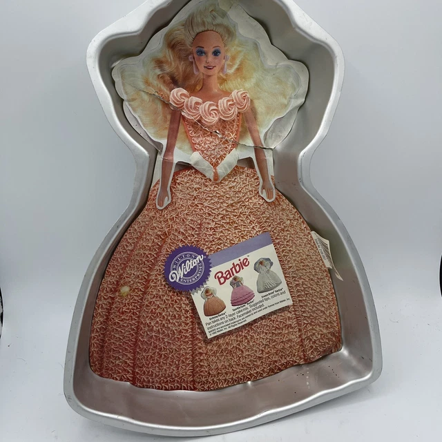 Wilton Birthday Barbie Cake Baking Mold, Pan - Vintage 1992 Mattel - Excellent!