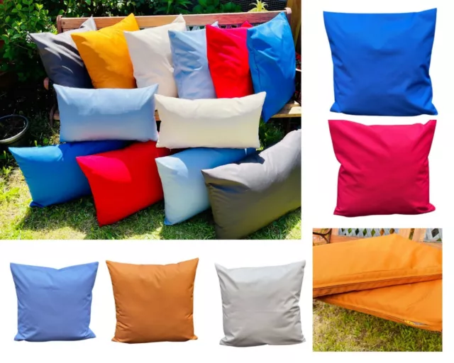 Waterproof Cushion Cover / Seat Pad Furniture Outdoor Patio Garden  7 Colours