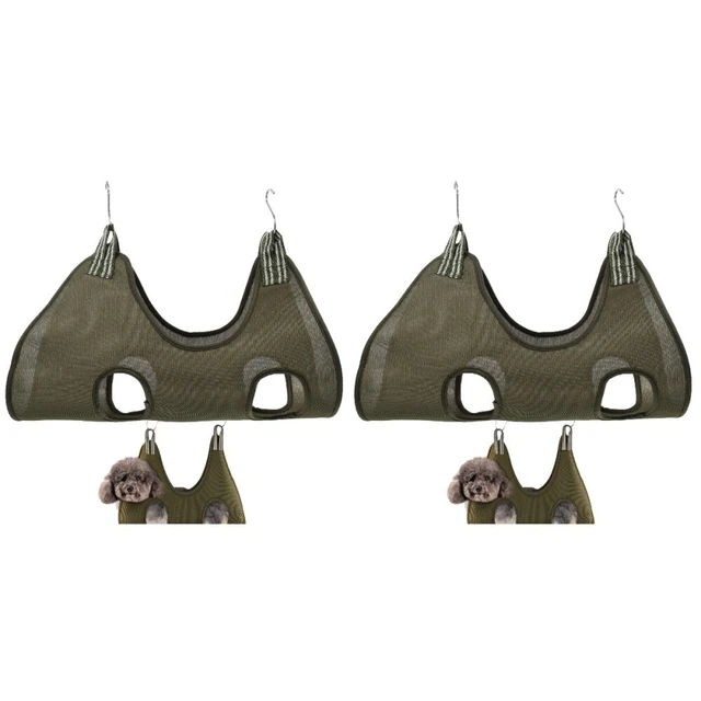 2 Sets Grooming Dog Holder Pet Grooming Hammock Grooming Dog Hanger