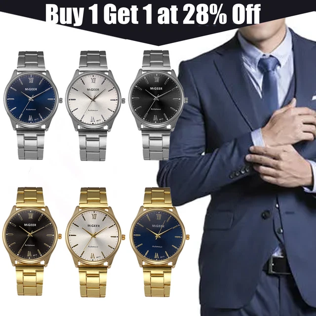Herren Armbanduhren Herren Analog Mode Freizeit S Stahl Weihnachten Geschenk Armbanduhr