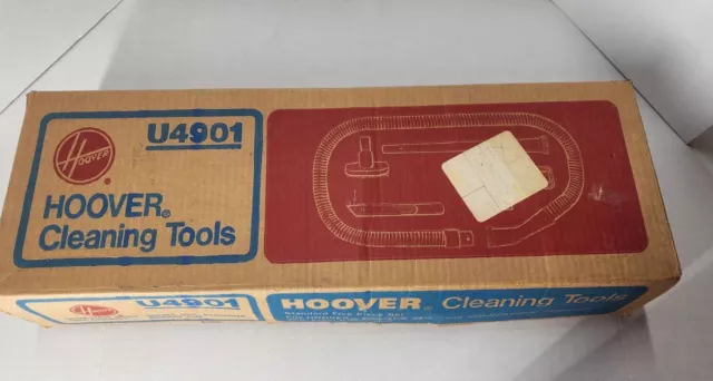 Vintage Hoover Vacuum Cleaner Cleaning Tools Model U4901 Attachments