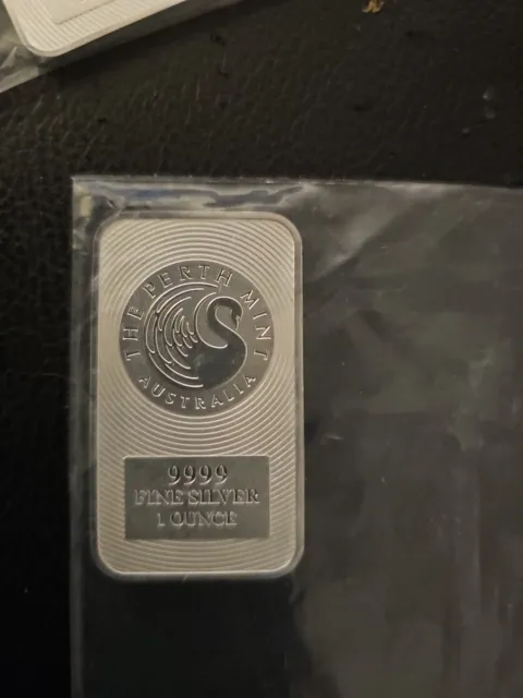 Australian Perth Mint 1 Oz. Silver Bar