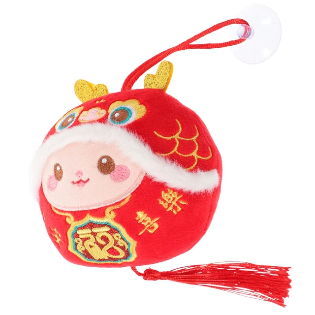 2024 Year of The Dragon Gifts Dragon Mascot Plush Pendant Toy 10cm