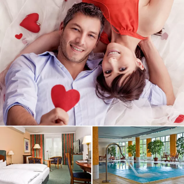 Wellness & Romantik Kurzurlaub in Weimar 4★ Hotel mit Candle-Light-Dinner 2 Tage
