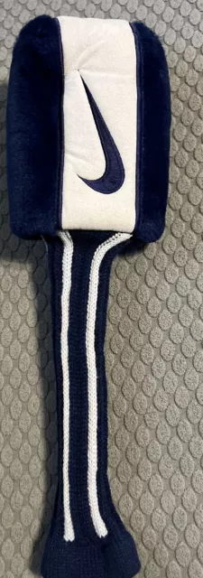 NIKE Vintage Golf Club Driver Head Cover Swish Logo Fleece, Velour, Knit/plush