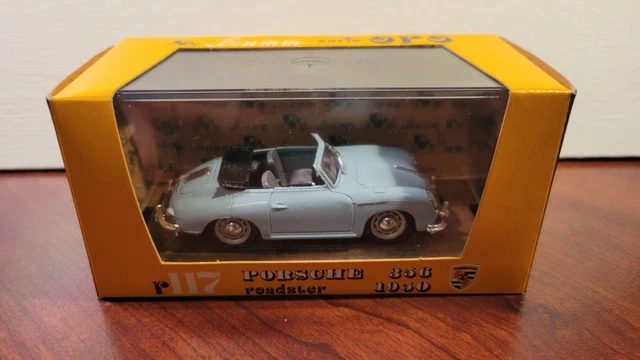 PORSCHE 356 CABRIOLET 1950 Bordeaux BRUMM R117 1:43 de reference R117