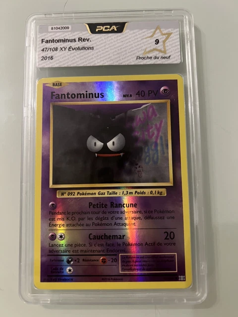 Fantominus 47/108 Reverse XY XY12 Pokémon Card Evolutions PCA 9