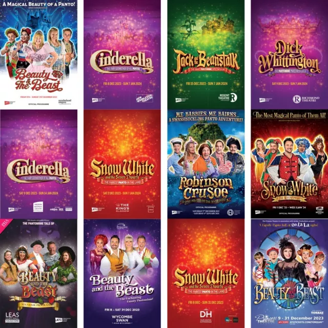 Panto Theatre Programmes | Various venues | 2023/24