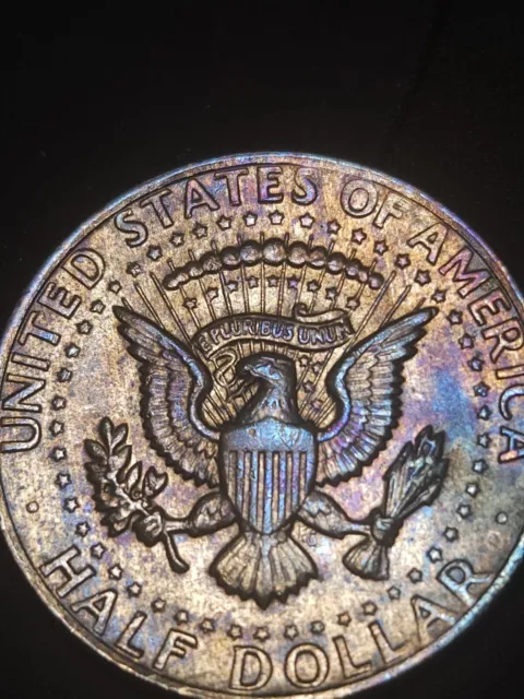 1974 Rainbow Tone Kennedy Half Dollar