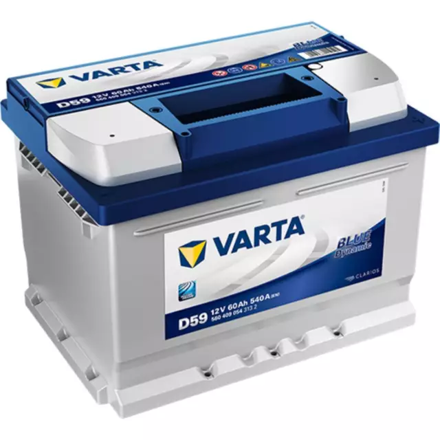 VARTA D59 Blue Dynamic 60Ah Autobatterie 12V 540A Starter Batterie 560 409 054
