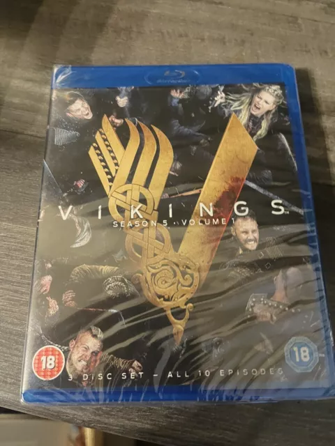 Vikings - Season 5 /Series Five - Volume 1 (10 Episodes) NEW SEALED BLU RAY