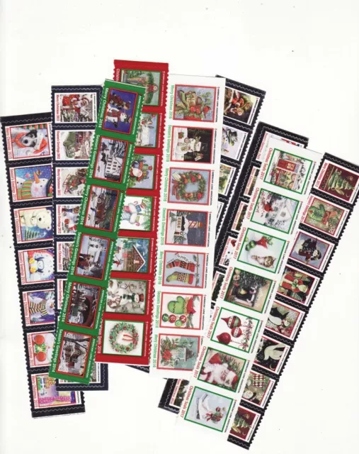 2010-2023 ALA National Design U.S. Christmas Seal Collection, As Required