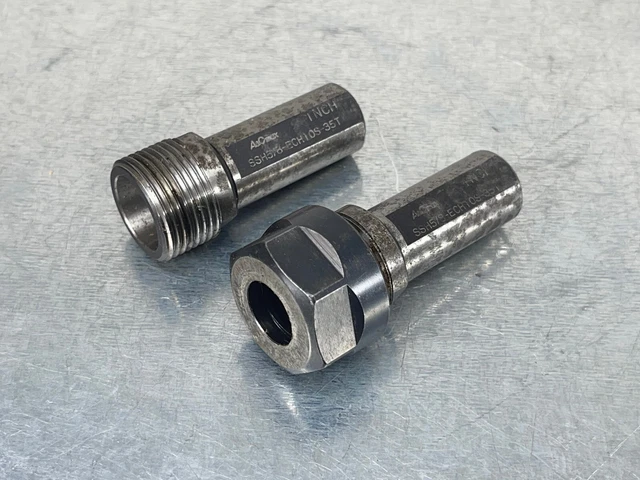 (2) Alps Tool AR16 Collet Chuck Extension 5/8" Shank SSH5/8-ECH10S-35T