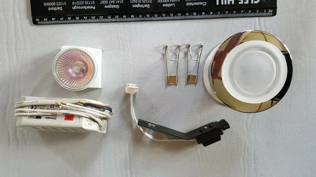 Silver Recessed Ceiling Spot Light Downlight for Shower and Bathroom Areas