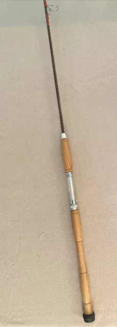 MONTAGUE 6204 TRUE Temper 5 1/2' One Piece Fishing Rod w/Wood Handle $41.65  - PicClick