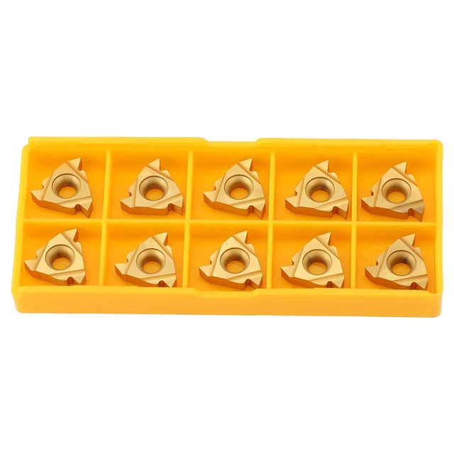Reliable Performance 16ER AG60 Carbide Inserts for Lathe Turning 10pcs