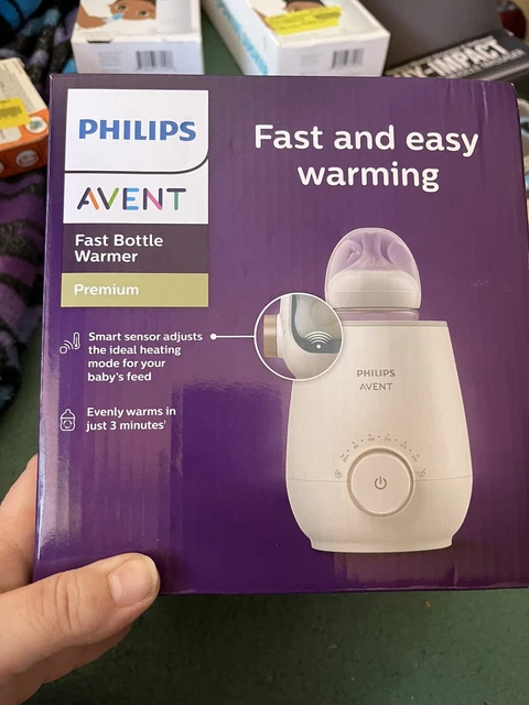 NEW Sealed Inside Philips AVENT Fast Baby Bottle Warmer Temperature Control