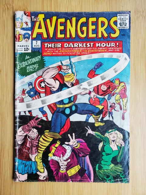 Avengers #7 1964 Silver Age Marvel Comic