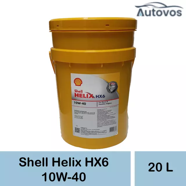 1 LITER ORIGINAL Shell Helix HX6 10W40 Motoröl 550039794 MB 229.3