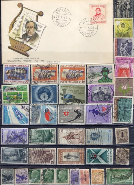 ITALIE ! Lot de Lettres et Timbres anciens depuis 1900 ! NEUFS