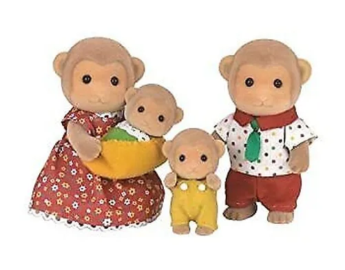 Sylvanian Families Doll Monkey Family Fs-23