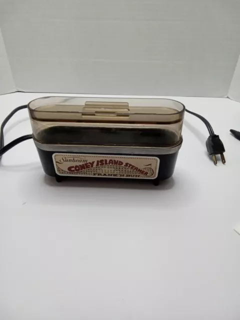 Vintage Sunbeam Coney Island Steamer Frank 'N Bun Hot Dog Steamer Works