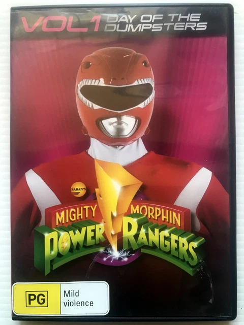 Power Rangers Vol. 1 MIGHTY MORPHIN POWER Rangers Vol 1 Day of Dumpsters (DVD, 2014) PAL ...