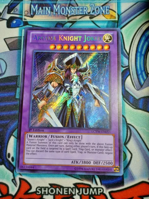 Yu-Gi-Oh! Arcana Knight Joker LCYW-EN051 Secret Rare 1st Edition NM