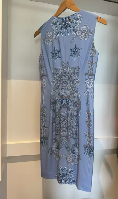 Versace Collection Dress Blue Pattern size 42 3