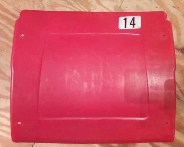 VINTGE St Louis Cardinals Busch Stadium II seat back #14 Rafael Santana seatback