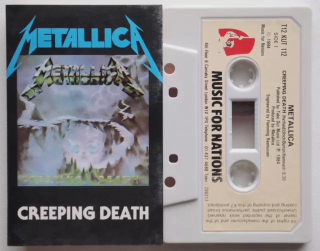 Metallica - Creeping Death (Mus For Nations T12Kut112) 1984 Uk Cassette Single 2