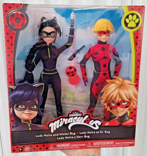 Ladybug, cat Noir, Bubbler, Storm, Tikki and Plagg (Set 8pcs), Action  figures