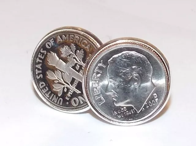 American dime cufflinks  2008 Wedding 16th   Wedding Anniversary