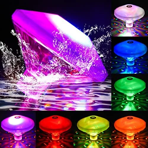 Herefun Lampe LED Flottante Lumière de Piscine de LED Lampes LED Flottantes é...