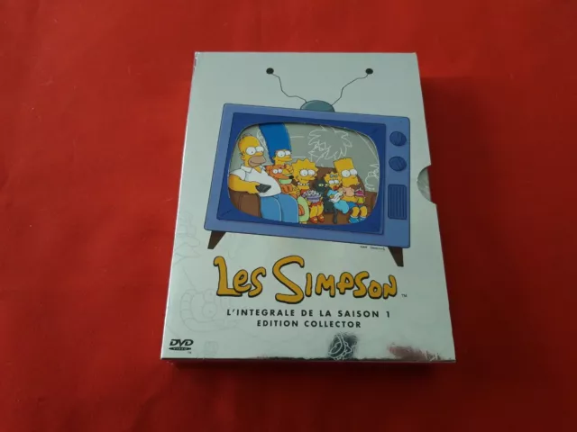 Les Simpson Integrale De La Saison 1 Edition Collector T.v Coffret 3 Dvd Vf Vo