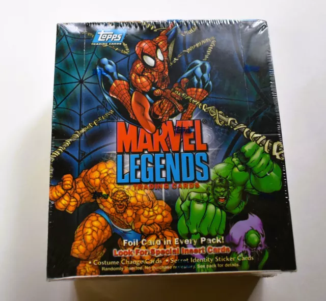 2001 MARVEL LEGENDS RETAIL sealed box Topps - Foil parallel cards 1 per pack HTF