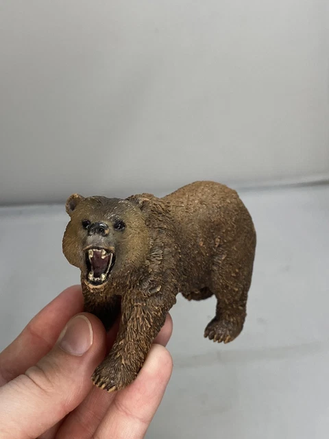 Schleich Grizzley Bear Roaring 73527 Wildlife Figure 2012 Retired