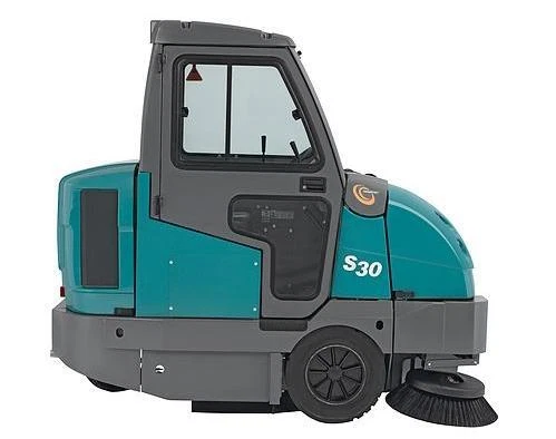 Tennant S30 Propane Powered Rider Sweeper with Overhead Guard -Multiple Models A