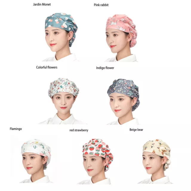 Lady Chef Oil-proof Cap Cotton Cooking Protective Hat for Kitchen Bakery