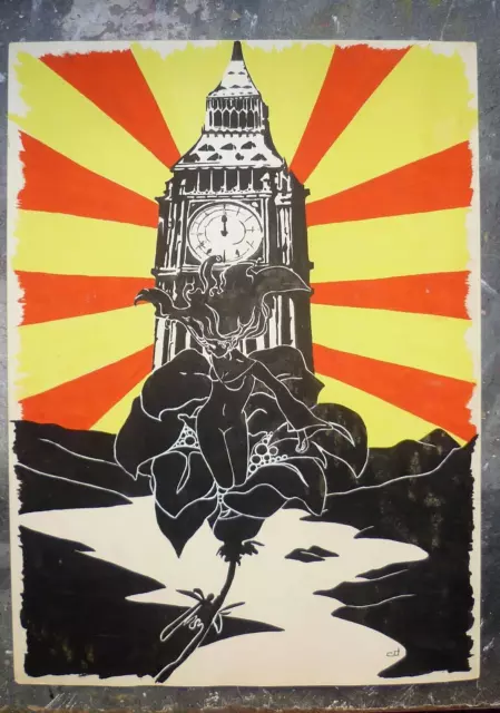 Dipinti a tempera e china - Anni '70