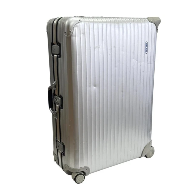 RIMOWA TOPAS SILVER Integral 104L Silver 4-wheels Carry Case