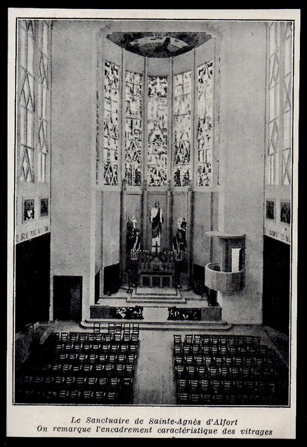1934  --  Le Sanctuaire Sainte Agnes D Alfort   3D375