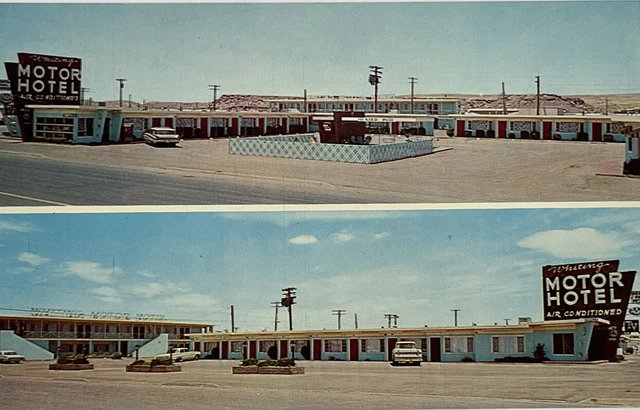 Route 66  Holbrook Arizona WHITING MOTOR HOTEL 1960s postcard