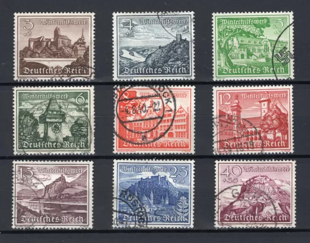 1939 Deutsches Reich aus 730-738 gestempelt Einzelmarken zur Auswahl
