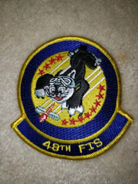 USAF 48TH FIGHTER Interceptor Squadron (FIS) Pilot's patch. Langley AFB ...